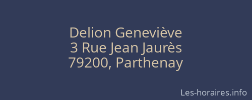 Delion Geneviève
