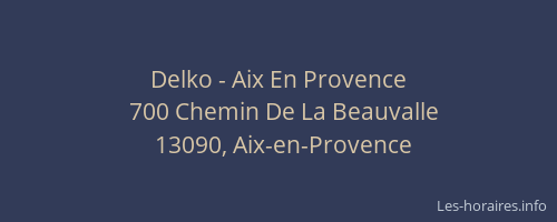 Delko - Aix En Provence