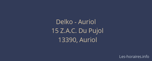 Delko - Auriol