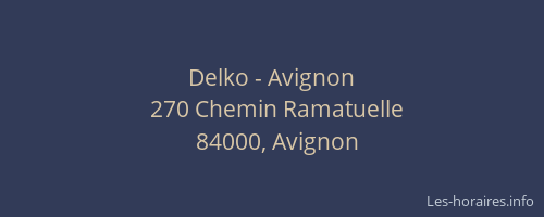 Delko - Avignon
