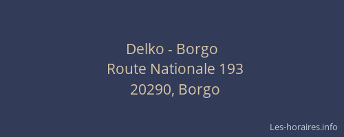 Delko - Borgo