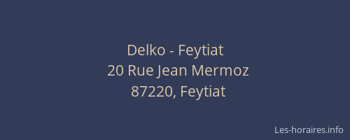Delko - Feytiat