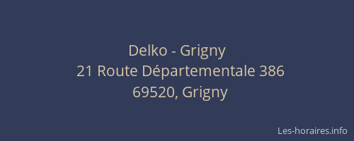 Delko - Grigny