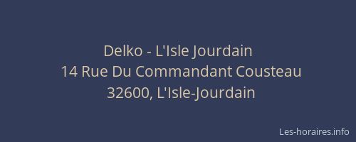 Delko - L'Isle Jourdain