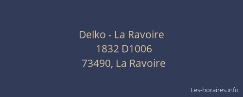 Delko - La Ravoire