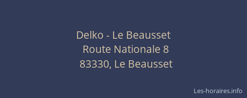 Delko - Le Beausset