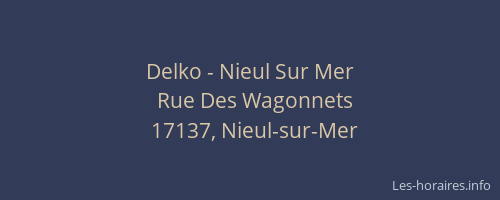 Delko - Nieul Sur Mer