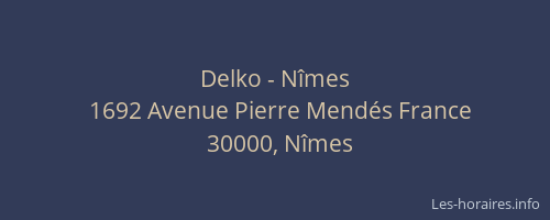 Delko - Nîmes