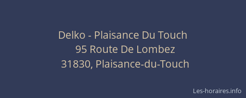 Delko - Plaisance Du Touch