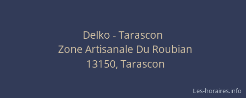 Delko - Tarascon