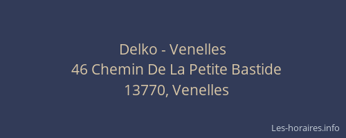Delko - Venelles