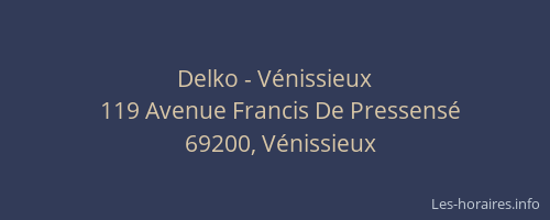 Delko - Vénissieux
