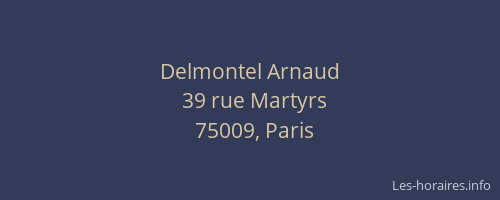 Delmontel Arnaud