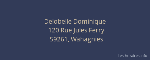 Delobelle Dominique