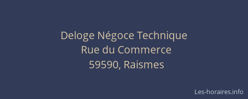 Deloge Négoce Technique