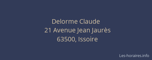 Delorme Claude