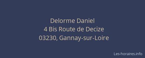 Delorme Daniel