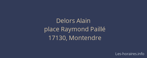 Delors Alain