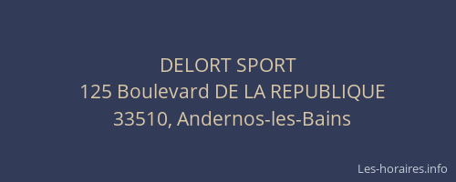 DELORT SPORT