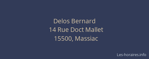 Delos Bernard