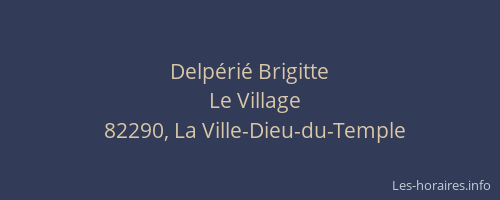 Delp&eacute;ri&eacute; Brigitte