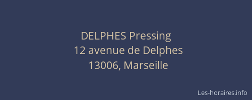 DELPHES Pressing