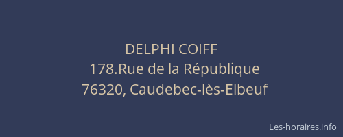 DELPHI COIFF