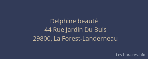 Delphine beaut&eacute;