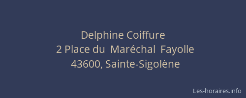 Delphine Coiffure