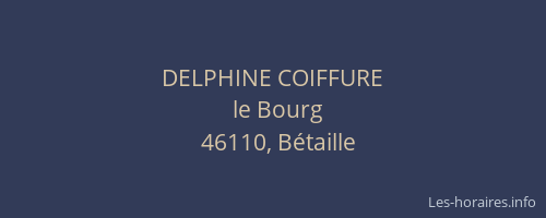 DELPHINE COIFFURE