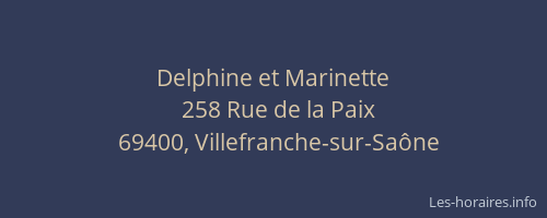 Delphine et Marinette