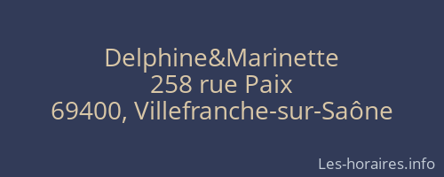 Delphine&Marinette