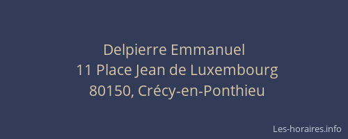 Delpierre Emmanuel
