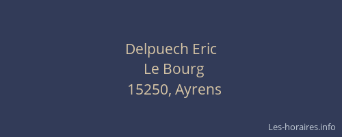 Delpuech Eric