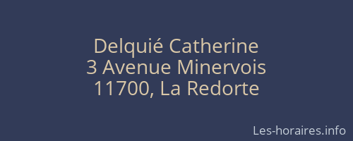 Delquié Catherine
