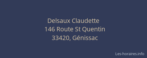 Delsaux Claudette