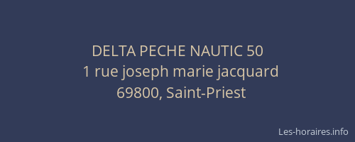 DELTA PECHE NAUTIC 50