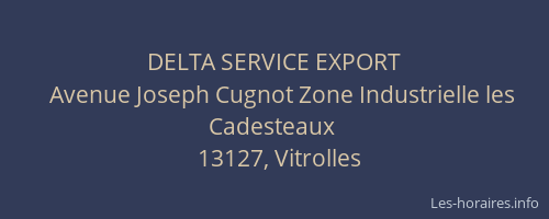 DELTA SERVICE EXPORT