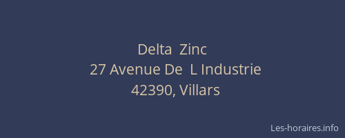 Delta  Zinc