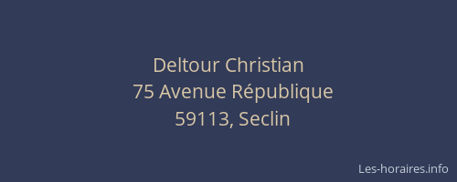 Deltour Christian