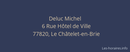 Deluc Michel