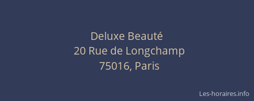 Deluxe Beauté