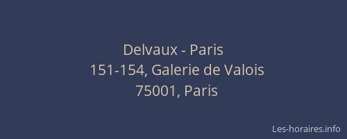 Delvaux - Paris