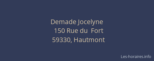 Demade Jocelyne