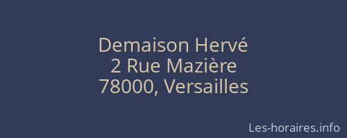 Demaison Hervé