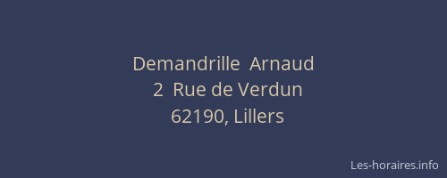 Demandrille  Arnaud