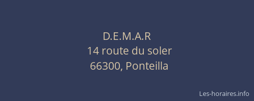 D.E.M.A.R