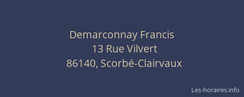 Demarconnay Francis