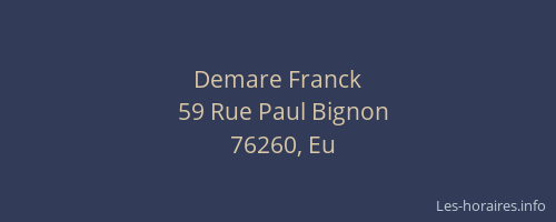 Demare Franck