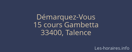 Démarquez-Vous